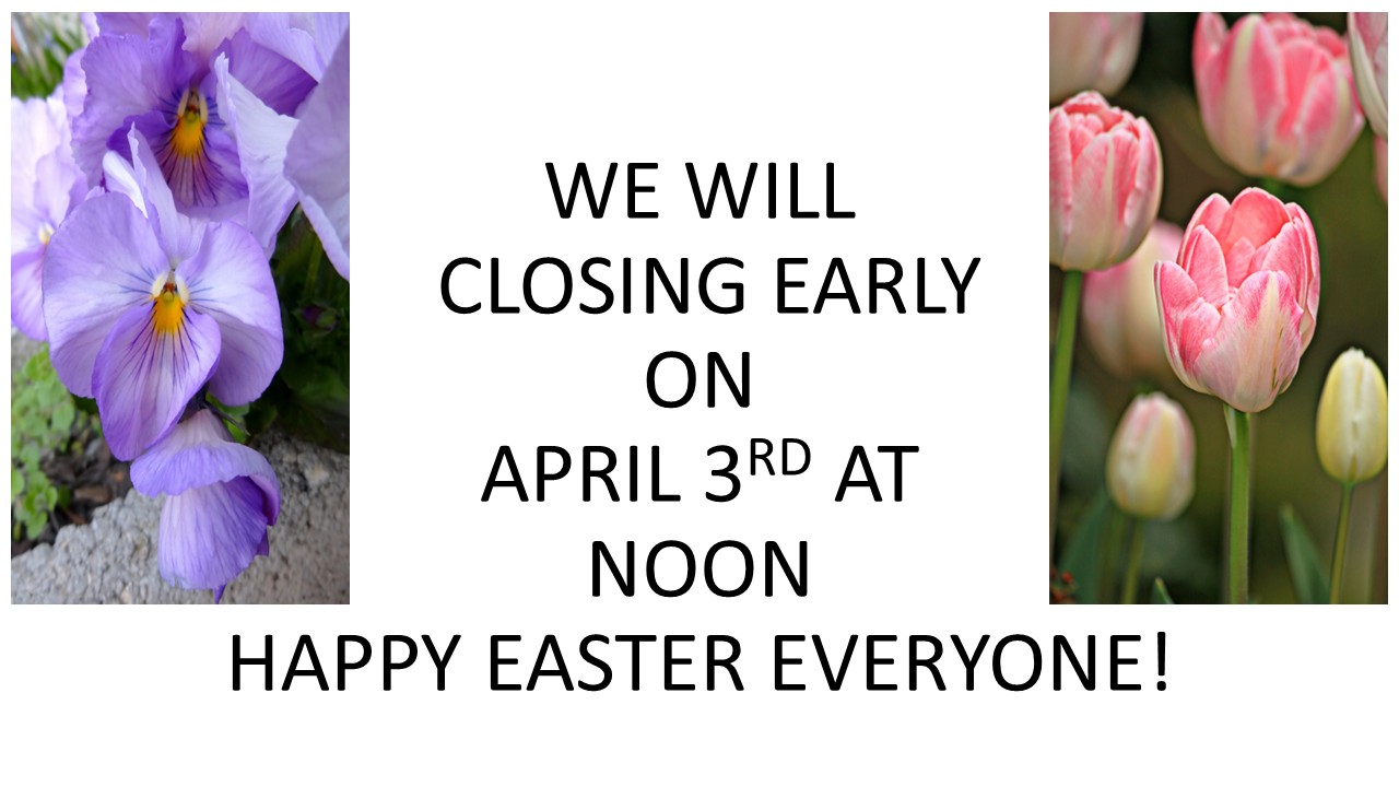 Presidents' Day Closure February 16, 2026